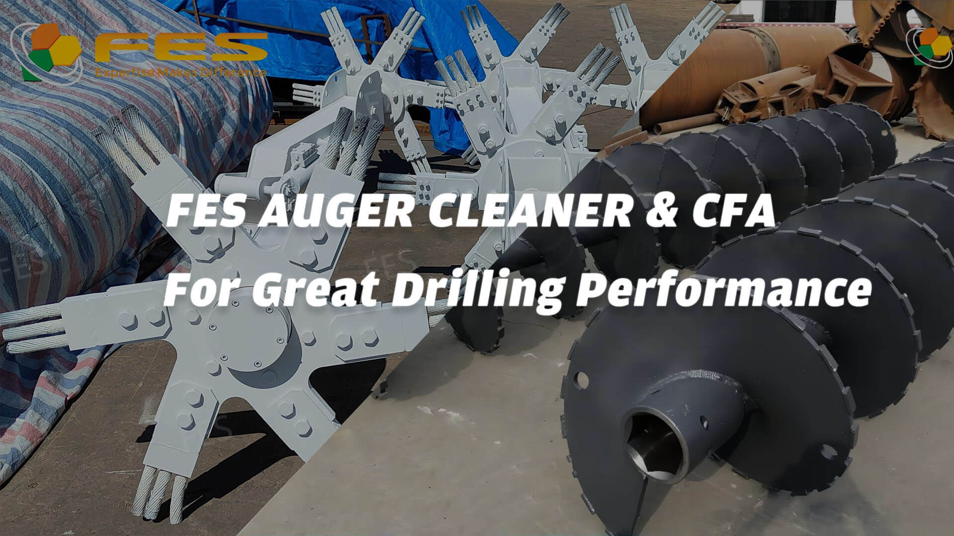 FES Auger Cleaner and CFA (Continuous Flight Auger): How do they Work Together for Great Drilling Performance?