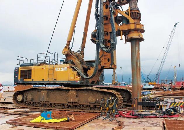 rotary drilling rig xr550d